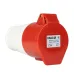 Розетка кабельная 215-16А-6h-380AC-3P+PE+N-IP44