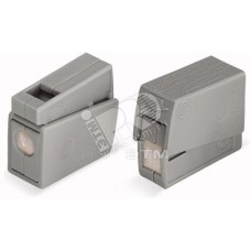 Клемма 1х2.5мм серый для светильников