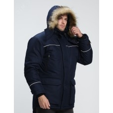 Куртка зимняя Аляска-Люкс (тк.Cat’s eye), т.синий 64-66/170-176
