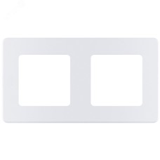 Рамка 2-местная жемчуг INSPIRIA