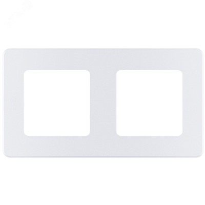 Рамка 2-местная жемчуг INSPIRIA