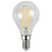 Лампочка светодиодная ЭРА F-LED P45-11W-827-E14 Е14 / Е14 11Вт филамент шар теплый белый свет