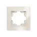 Афина рамка стеклянная одноместная, слоновая кость (ivory) (еврослот)