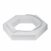 Светильник LED ЭРА Geometria SPO-123-W-40K-045 Hexagon 45Вт 4000К 2500Лм IP40 600*600*80 белый подвесной