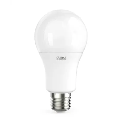 Лампа Gauss Elementary A60 15W 1320lm 3000K E27 LED 1/10/50