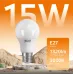 Лампа Gauss Elementary A60 15W 1320lm 3000K E27 LED 1/10/50