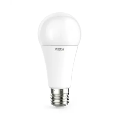 Лампа Gauss Elementary A60 20W 1600lm 4100K E27 LED 1/10/50