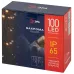 Гирлянда ЭРА ERAPS-BZ1 светодиодная новогодняя бахрома 2*0,7 м желтая 100 LED IP65 220 В