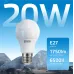 Лампа Gauss Elementary A60 20W 1750lm 6500K E27 LED 1/10/50