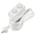 Удлинитель бытовой 2 гнезда, ПВС 2*1, 2,2 кВт, без заземления, 10 метров DOMTOK