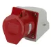 Розетка ЭРА R(OUT)-32-3P-PE-IP44 стационарная наружная 124 3Р+РЕ 32А 380В IP44