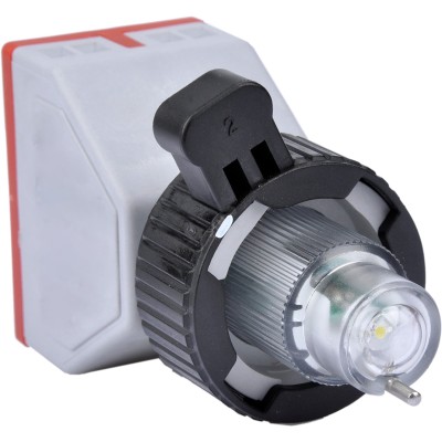 Блок взрывозащищенный контактный, кнопка с индикацией. 20-250V. 1NO