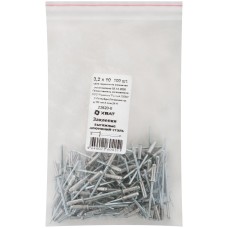 Заклепка вытяжная 3.2х10 алюминиевая (100шт)