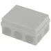 Распаячная коробка ЭРА KOR-150-110-70-11g-2MP двухкомпонентная HF стойкая к УФ 150х110х70мм серая прямой монтаж IP67