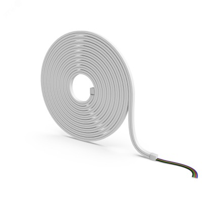 Лента термостойкая Gauss Neon 24V 12W/m  RGB 12x12mm IP68 5m 1/10