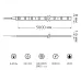 Лента Gauss LED 2835/60 24V 6W/m 800lm/m 3000K 8mm IP20 5m 1/100
