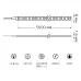 Лента Gauss LED 2835/120 24V 12W/m 1400lm/m 3000K 8mm IP20 5m 1/100