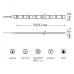 Лента Gauss LED 2835/60 24V 6W/m 800lm/m 4000K 8mm IP20 5m 1/100