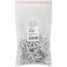 Заклепка вытяжная 4.0х14 алюминиевая (100шт)