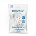 Удлинитель бытовой 2 гнезда, ПВС 3*1, 3,5 кВт, с заземлением, 1,5 метра DOMTOK