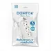 Удлинитель бытовой 3 гнезда, ПВС 3*1, 3,5 кВт, с заземлением, 10 метров DOMTOK