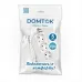 Удлинитель бытовой 3 гнезда, ПВС 3*1, 3,5 кВт, с заземлением, 5 метров DOMTOK