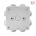 Коробка распаячная с крышкой КМР-030-031 наружная, 85х85х40, АБС, серая, 7 входов, IP54 EKF PROxima