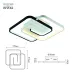 Светильник потолочный светодиодный Rivoli Jenny 6102-101 LED 3950К - 4400К 66 Вт модерн с пультом