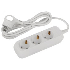 Удлинитель электрический ЭРА UDL-10-330-E Greenline 3 розетки с заземлением 3м ПВС 3x0.75мм2