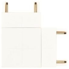 Коннектор угловой для тонкого магнитного шинопровода белый TRM-S5-CC WH