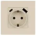 Розетка ЭРА Серия 12 12-4108-02 2P+E 16A-250В со шторками с USB type-A+C 5В-3А слоновая кость