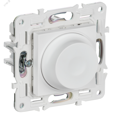 SKANDY Светорегулятор поворотный 600Вт SK-D01W арктический белый IEK