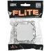 FLITE Выключатель 1-клавишный 10А ВС11-1-0-ФлЖ жемчуг IEK