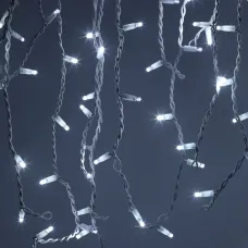 Гирлянда ЭРА ERAPS-BK1 бахрома 2x0,7 м холодный белый свет 100 LED