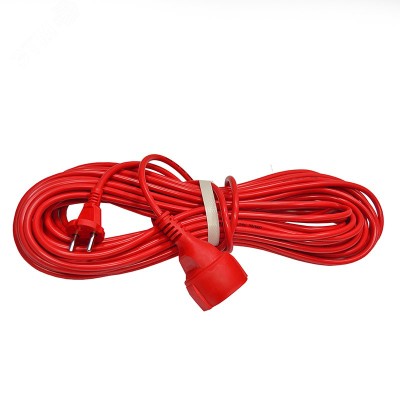 Удлинитель-шнур ПВС 2*1, 2,2кВт, без заземления, 20 метров DOMTOK