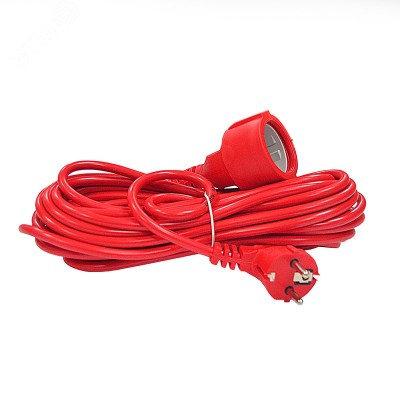 Удлинитель-шнур ПВС 3*1, 2,2кВт, с заземлением, 10 метров DOMTOK