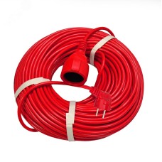 Удлинитель-шнур ПВС 3*1, 2,2кВт, с заземлением, 50 метров DOMTOK