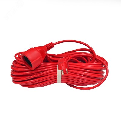 Удлинитель-шнур ПВС 3*1,5, 3,5кВт, с заземлением, 30 метров