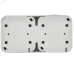TORS Блок розетка + выключатель горизонтальный 16А IP55 TS342 белый IEK