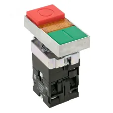 Кнопка LAY5-BW8465 I-O прямоугольная 230В NO+NC EKF