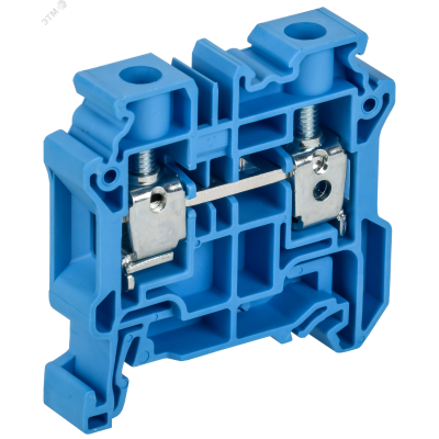 ARMAFIX Колодка клеммная CY10BU винтовая 10мм2 проходная синяя Ex IEK