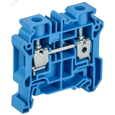 ARMAFIX Колодка клеммная CY10BU винтовая 10мм2 проходная синяя Ex IEK