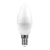 Лампа светодиодная, (7W) 230V E14 4000K C37, LB-97