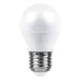 Лампа светодиодная, (7W) 230V E27 2700K G45, LB-95