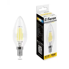 Лампа светодиодная, (5W) 230V E14 2700K, LB-58
