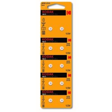 Батарейки Kodak AG9 (394) LR936, LR45 [KAG9-10] MAX Button Cell (100/1000/70000)