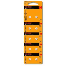 Батарейки Kodak AG9 (394) LR936, LR45 [KAG9-10] MAX Button Cell (100/1000/70000)