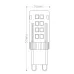 Лампа светодиодная, (5W) 230V G9 4000K JCD9, LB-432