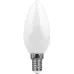 Лампа светодиодная, (7W) 230V E14 2700K матовая, LB-66