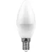 Лампа светодиодная, (9W) 230V E14 4000K C37, LB-570